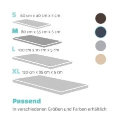 Luna Hundebett Waschbar Orthopädisch Rutschfest Memory-Schaum Größe M -Haushaltsgerätegeschäft 10037546 de 0007 logo