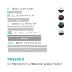 Balu Hundebett Hundekissen | Waschbar | Orthopädisch | Rutschfest | Atmungsaktiver Memory-Schaum | Größe XL (120 X 10 X 72 Cm) -Haushaltsgerätegeschäft 10037557 de 0007 logo