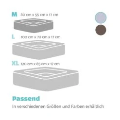 Bruno Hundebett Hundekorb | Waschbar | Orthopädisch | Rutschfest | Atmungsaktiv | Memory-Schaum | Größe M (80 X 17 X 55 Cm) -Haushaltsgerätegeschäft 10037582 de 0007 logo