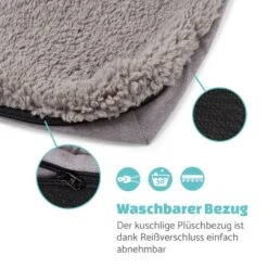 Bruno Hundebett Hundekorb | Waschbar | Orthopädisch | Rutschfest | Atmungsaktiv | Memory-Schaum | Größe L (100 X 17 X 70 Cm) -Haushaltsgerätegeschäft 10037583 de 0005 logo