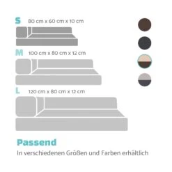 Odin Hundesofa Hundematte | Waschbar | Orthopädisch | Rutschfest | Atmungsaktiv | Memory-Schaum | Größe S (80 X 10 X 60 Cm) -Haushaltsgerätegeschäft 10037598 de 0007 logo