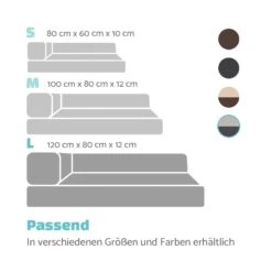 Odin Hundesofa Hundematte | Waschbar | Orthopädisch | Rutschfest | Atmungsaktiv | Memory-Schaum | Größe L (120 × 12 × 80 Cm) -Haushaltsgerätegeschäft 10037603 de 0007 logo