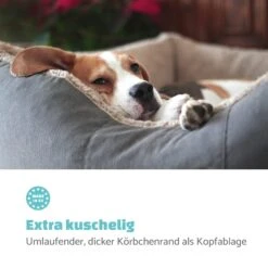 Emma Hundebett Hundekorb | Waschbar | Rutschfest | Atmungsaktiv | Wendematratze | Kissen | Größe L (100 X 30 X 90 Cm) 12 Emma Hundebett Hundekorb | Waschbar | Rutschfest | Atmungsaktiv | Wendematratze | Kissen | Größe L (100 X 30 X 90 Cm) -Haushaltsgerätegeschäft 10037612 de 0004 logo