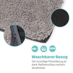 Emma Hundebett Hundekorb | Waschbar | Rutschfest | Atmungsaktiv | Wendematratze | Kissen | Größe L (100 X 30 X 90 Cm) 13 Emma Hundebett Hundekorb | Waschbar | Rutschfest | Atmungsaktiv | Wendematratze | Kissen | Größe L (100 X 30 X 90 Cm) -Haushaltsgerätegeschäft 10037612 de 0005 logo