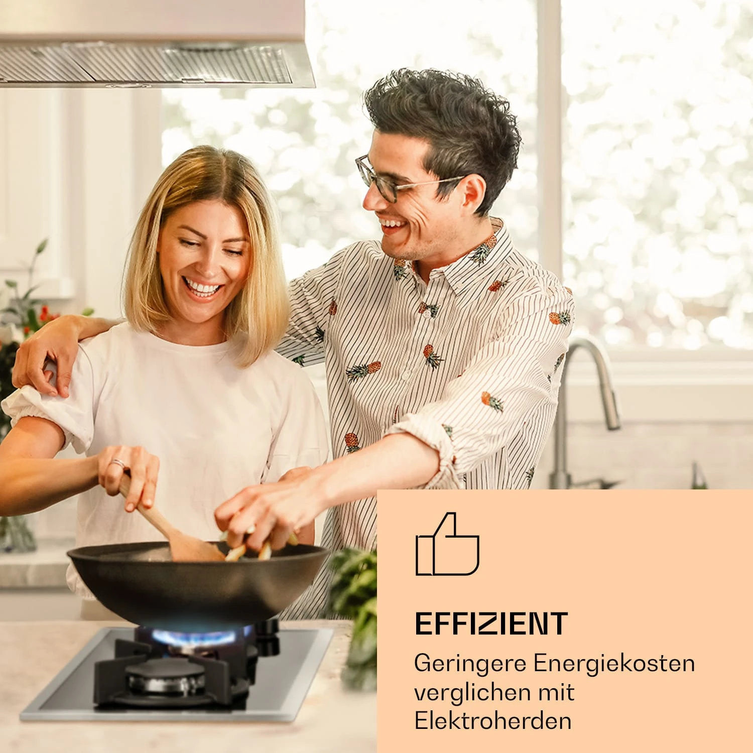 Goldflame Domino Prime Gaskochfeld 2-flammig Messing-Brenner Glaskeramik 4 Goldflame Domino Prime Gaskochfeld 2-flammig Messing-Brenner Glaskeramik – Bild 2