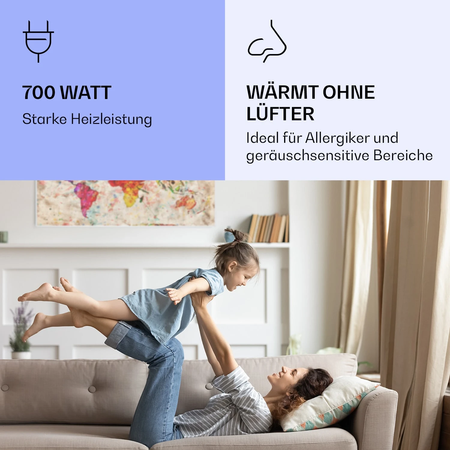 Wonderwall Air Art Smart Infrarotheizung Farbige Karte 120x60cm 700W 7 Wonderwall Air Art Smart Infrarotheizung Farbige Karte 120x60cm 700W – Bild 5