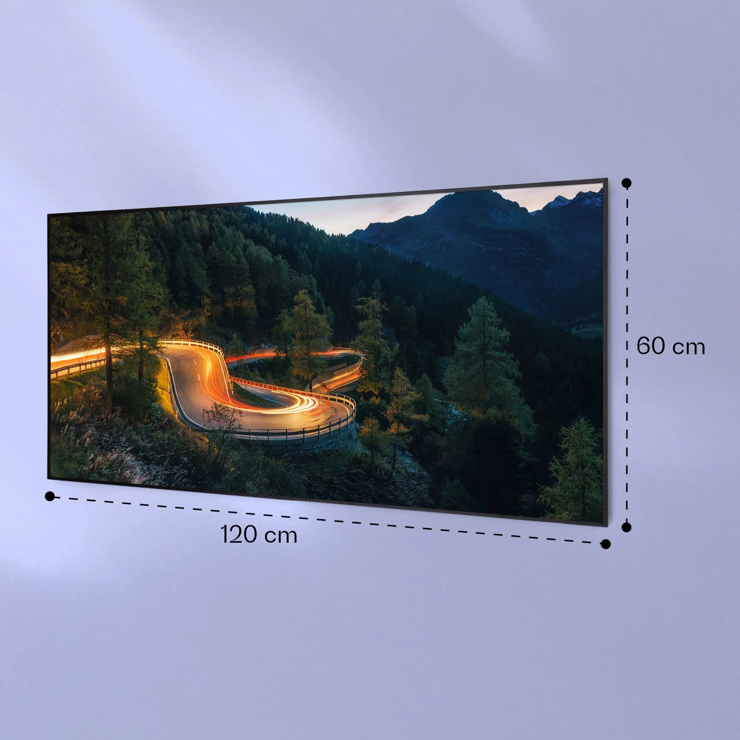 Wonderwall Air Art Smart Infrarotheizung Bergstraße 120x60cm 700W 9 Wonderwall Air Art Smart Infrarotheizung Bergstraße 120x60cm 700W – Bild 7