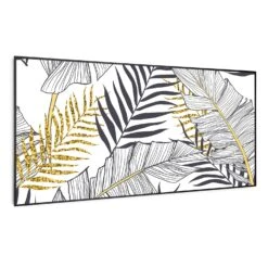 Wonderwall Air Art Smart Infrarotheizung Blatt 120x60cm 700W