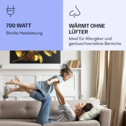 Wonderwall Air Art Smart Infrarotheizung Goldenes Blatt 120x60cm 700W -Haushaltsgerätegeschäft 10037919 de 0005 logo