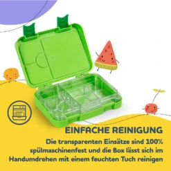 Schmatzfatz Junior Lunchbox 6 Fächer 21,3 X 15 X 4,5 Cm (BxHxT) -Haushaltsgerätegeschäft 10037941 de 0005 usp