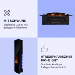 Klarstein Lamington Elektrokamin 2000 W LED-Flammen Heizlüfter Timer Ambientelicht 10 Klarstein Lamington Elektrokamin 2000 W LED-Flammen Heizlüfter Timer Ambientelicht -Haushaltsgerätegeschäft 10038005 de 0003 logo