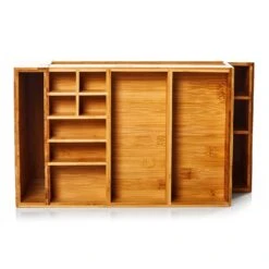 Schreibtischorganizer Mit Vielen Fächern 40 X 20 X 23 Cm 100 % Bambus -Haushaltsgerätegeschäft 10038062 yy 0003 logo