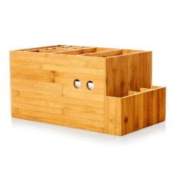 Schreibtischorganizer Mit Vielen Fächern 40 X 20 X 23 Cm 100 % Bambus -Haushaltsgerätegeschäft 10038062 yy 0006 logo