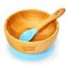 Kindergeschirr Mit Bambusschale Und Löffel 400 Ml Inkl. Saugnapf Ø: 13,7 Cm -Haushaltsgerätegeschäft 10038070 yy 0001 titel