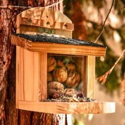 Futterhaus Für Eichhörnchen Flachdach Zedernholz Bitumen Unbehandelt 13 Futterhaus Für Eichhörnchen Flachdach Zedernholz Bitumen Unbehandelt -Haushaltsgerätegeschäft 10038115 yy 0005 logo