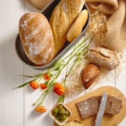 Rök Brotbox Metallblech Bambusdeckel 33,5 X 13 X 18 Cm (BxHxT) Oval 13 Rök Brotbox Metallblech Bambusdeckel 33,5 X 13 X 18 Cm (BxHxT) Oval -Haushaltsgerätegeschäft 10038118 yy 0005 logo