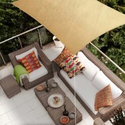 Rechteckiges Sonnensegel 3x4 M Befestigungsringe PE Luftdurchlässig 9 Rechteckiges Sonnensegel 3x4 M Befestigungsringe PE Luftdurchlässig -Haushaltsgerätegeschäft 10038145 yy 0002 logo