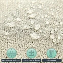 Rechteckiges Sonnensegel 2x3 M Mit Befestigungsringen Polyester Luftdurchlässig -Haushaltsgerätegeschäft 10038157 de 0003 logo