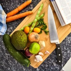 Batvik Bambus-Schneidebrett 38x1,5x27 Cm Messerschonend Saftrille -Haushaltsgerätegeschäft 10038167 yy 0002 logo