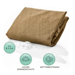 Rechteckiges Sonnensegel 2x4 M Polyester Luftdurchlässig -Haushaltsgerätegeschäft 10038174 de 0005 logo