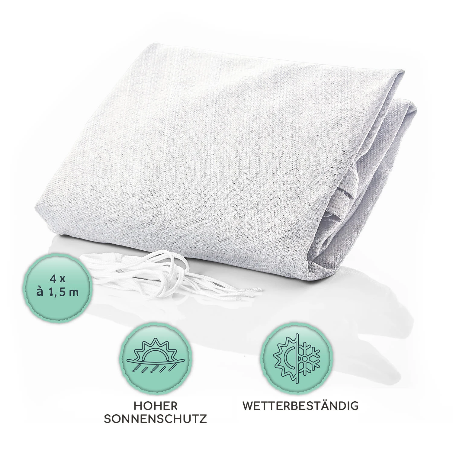 Dreieckiges Sonnensegel 3x3x3 M Polyester Luftdurchlässig 7 Dreieckiges Sonnensegel 3x3x3 M Polyester Luftdurchlässig – Bild 5