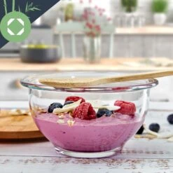 Glasschüssel 865 Ml Bambusdeckel Verschließbar BPA-frei Größe S -Haushaltsgerätegeschäft 10038272 yy 0007 logo