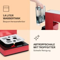 Pausa Espressomaker 1350 Watt 20 Bar Druck Wassertank: 1,4 Liter Edelstahl -Haushaltsgerätegeschäft 10038394 de 0007 logo
