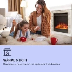 Nevis Peak Elektrischer Kamin 1800 W Heizfunktion 10 Bis 30 °C Fernbedienung -Haushaltsgerätegeschäft 10038399 de 0002 logo