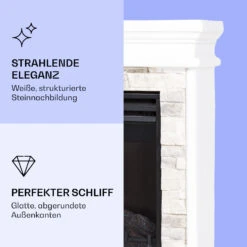 Nevis Peak Elektrischer Kamin 1800 W Heizfunktion 10 Bis 30 °C Fernbedienung -Haushaltsgerätegeschäft 10038399 de 0003 logo