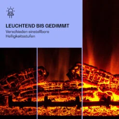 Nevis Peak Elektrischer Kamin 1800 W Heizfunktion 10 Bis 30 °C Fernbedienung -Haushaltsgerätegeschäft 10038399 de 0005 logo