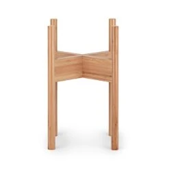 Zeist Pflanzenhalter 2 Höhen Kombinierbar Steck-Design Naturbelassen