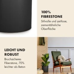 Gendt Pflanztopf Übertopf Faserstein In/Outdoor -Haushaltsgerätegeschäft 10038467 de 0003 usp
