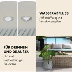 Heusden Blumentopf Polystone Pflanzenfreundlich Handgemacht -Haushaltsgerätegeschäft 10038486 de 0004 usp