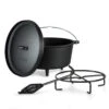 Galloway Dutch Oven 9.0 BBQ-Topf Gusseisen Standfüße Größe L / 9 Qt -Haushaltsgerätegeschäft 10038586 yy 0001 titel