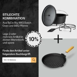 Galloway Dutch Oven 12.0 BBQ-Topf Gusseisen Standfüße Größe XL / 12 Qt 15 Galloway Dutch Oven 12.0 BBQ-Topf Gusseisen Standfüße Größe XL / 12 Qt -Haushaltsgerätegeschäft 10038587 de 0007 usp