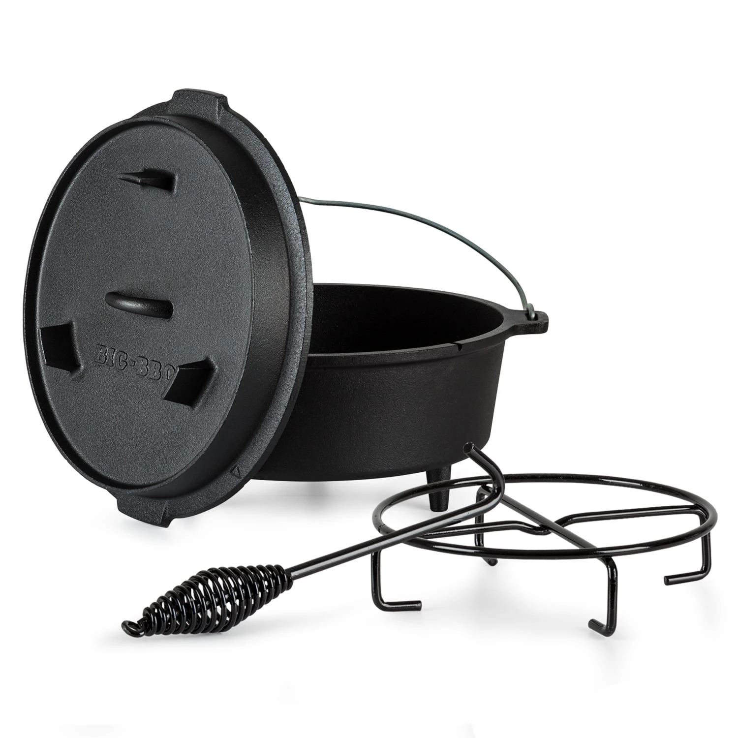 Guernsey Premium Dutch Oven 12.0 BBQ-Topf Gusseisen Standfüße Größe XL / 12 Qt 3 Guernsey Premium Dutch Oven 12.0 BBQ-Topf Gusseisen Standfüße Größe XL / 12 Qt