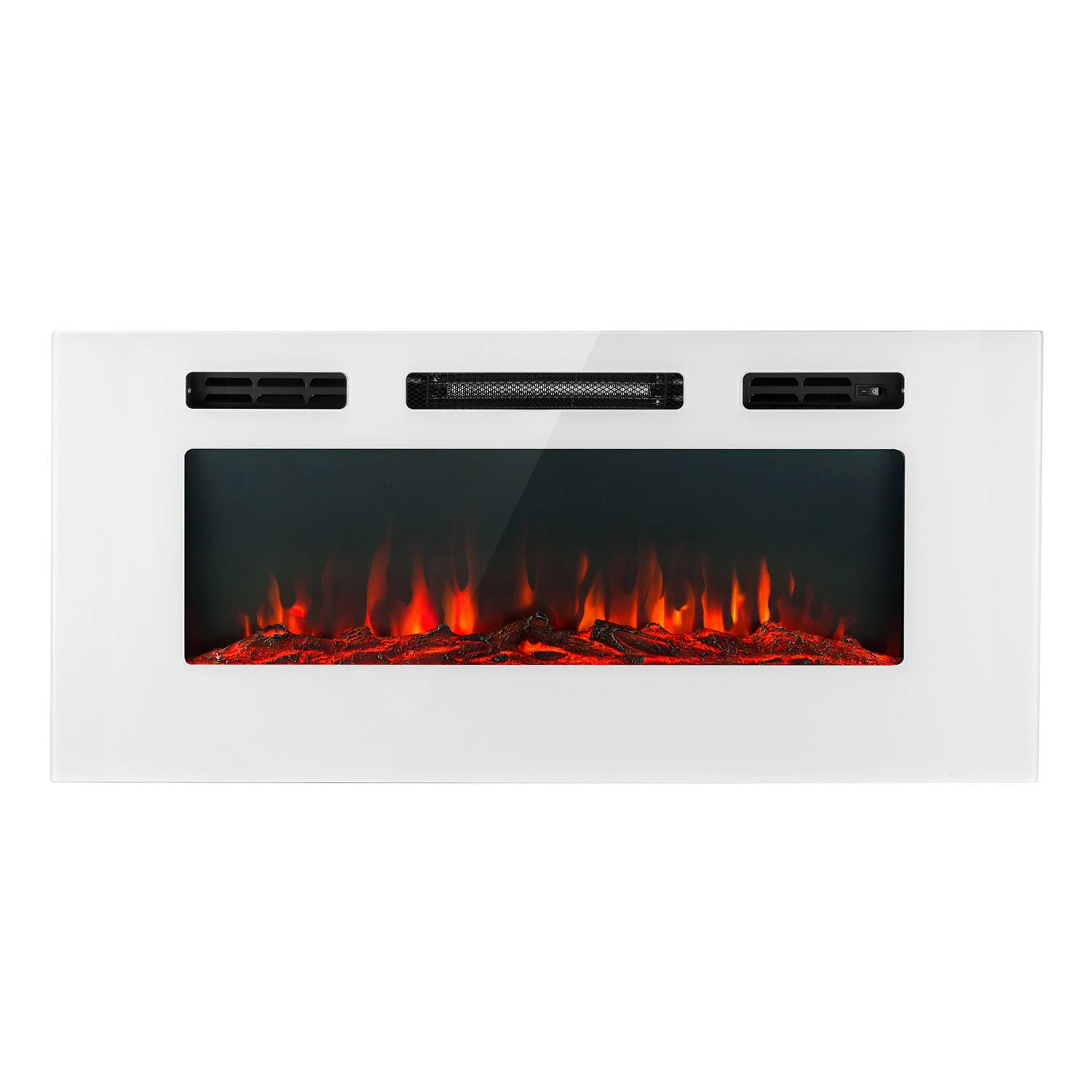 Galeras Elektrischer Wand- Und Einbaukamin 1800 W LED 3 Farben Timer 3 Galeras Elektrischer Wand- Und Einbaukamin 1800 W LED 3 Farben Timer