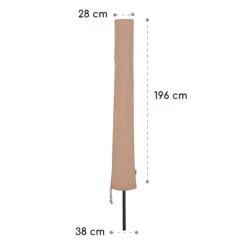 Shield Premium Schutzhülle Sonnenschirm Bis Ø 300 Cm UV-beständig -Haushaltsgerätegeschäft 10038725 yy 0008 dimensions