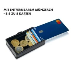 ZNAP Slim Wallet 12 Karten Münzfach 8 X 1,8 X 6 Cm (BxHxT) RFID-Schutz 14 ZNAP Slim Wallet 12 Karten Münzfach 8 X 1,8 X 6 Cm (BxHxT) RFID-Schutz -Haushaltsgerätegeschäft 10038768 de 0005 logo
