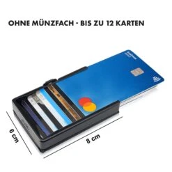ZNAP Slim Wallet 12 Karten Münzfach 8 X 1,8 X 6 Cm (BxHxT) RFID-Schutz 16 ZNAP Slim Wallet 12 Karten Münzfach 8 X 1,8 X 6 Cm (BxHxT) RFID-Schutz -Haushaltsgerätegeschäft 10038785 de 0007 logo