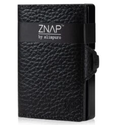 ZNAP Slim Wallet 12 Karten Münzfach 8 X 1,8 X 6 Cm (BxHxT) RFID-Schutz