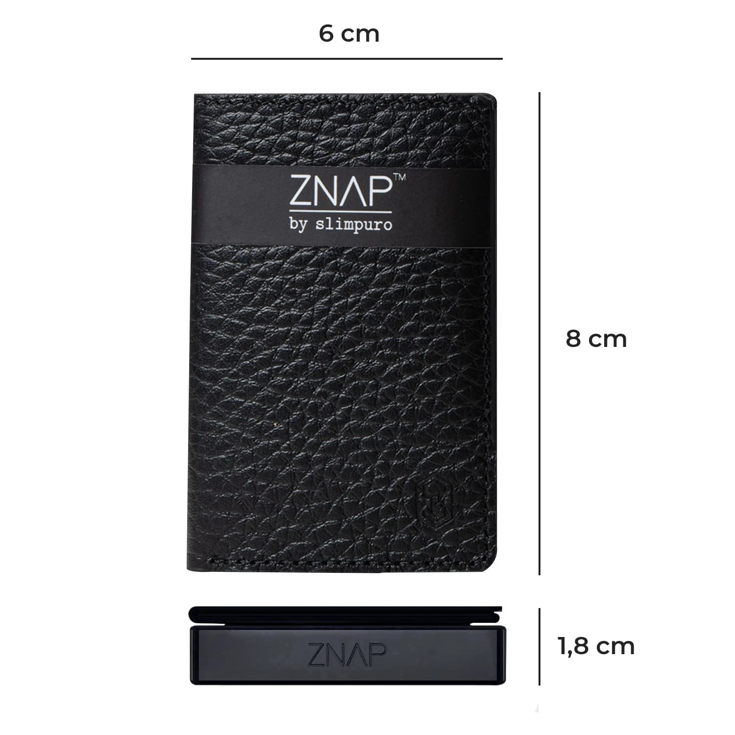 ZNAP Slim Wallet 12 Karten Münzfach 8 X 1,8 X 6 Cm (BxHxT) RFID-Schutz 10 ZNAP Slim Wallet 12 Karten Münzfach 8 X 1,8 X 6 Cm (BxHxT) RFID-Schutz – Bild 8