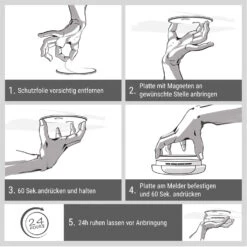 Mount Mini Magnethalterung Für Rauchmelder Ab 5 Cm Ø Selbstklebend -Haushaltsgerätegeschäft 10038978 de 0004 logo