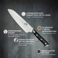Alpha-Royal Japanese Serie 7" Santoku-Messer Damaszener-Stahl -Haushaltsgerätegeschäft 10038996 de 0002 logo
