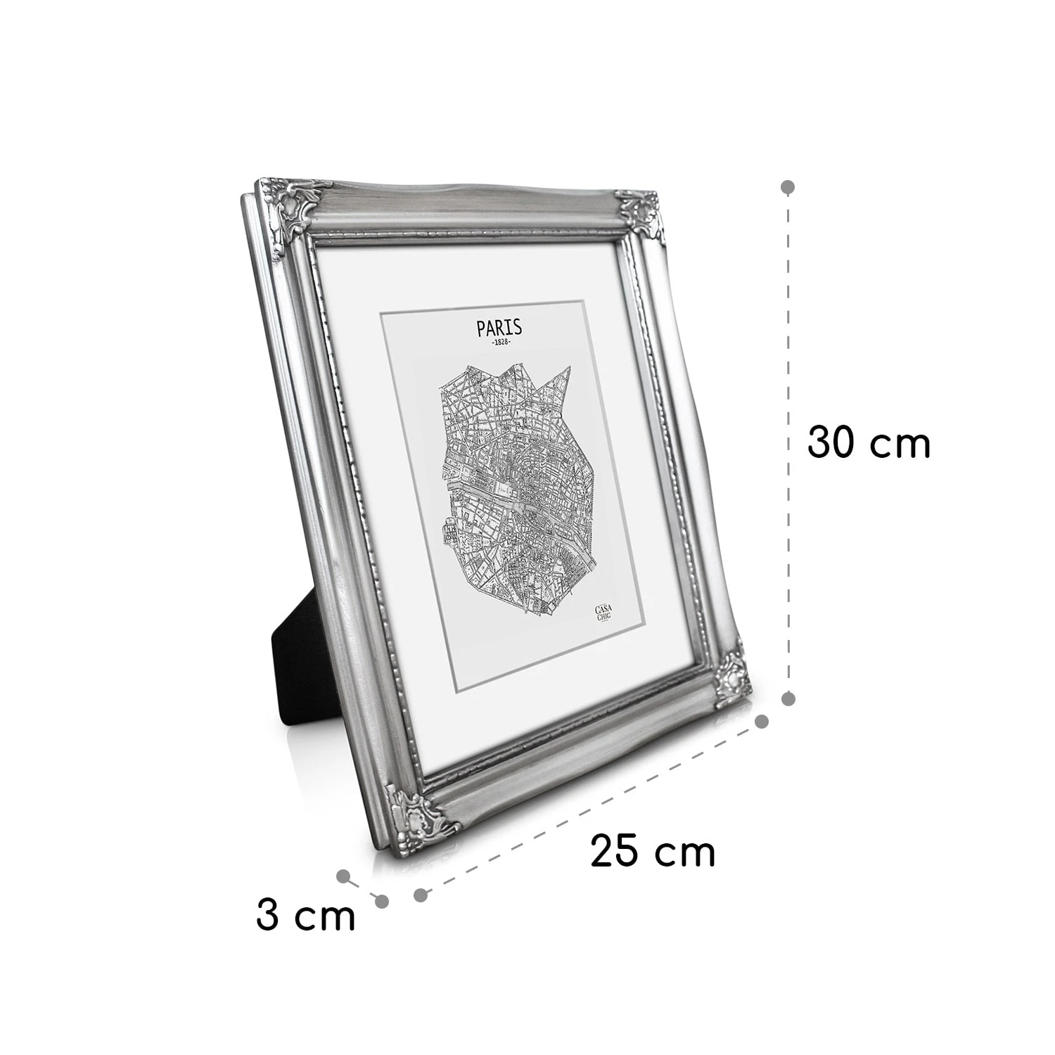 Regent Bilderrahmen Rechteckig 25 X 20 Cm Fotos Passepartout Glas Rokoko 9 Regent Bilderrahmen Rechteckig 25 X 20 Cm Fotos Passepartout Glas Rokoko – Bild 7