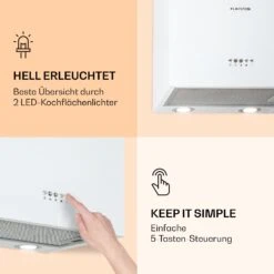 Monumenta Wandabzugshaube Aluminium 559m³/h LED EEK B -Haushaltsgerätegeschäft 10039395 de 0005 logo