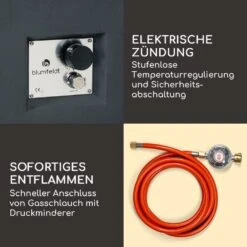 Isaris Gas-Feuerstelle 40.000BTU/13kW Abdeckung Edelstahlbrenner -Haushaltsgerätegeschäft 10039402 de 0005 logo