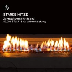 Anafi Gas-Feuerstelle 40.000BTU/13kW Abdeckung Edelstahlbrenner -Haushaltsgerätegeschäft 10039411 de 0003 logo