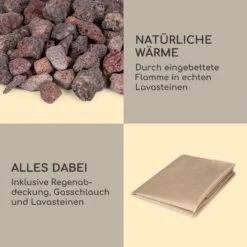 Anafi Gas-Feuerstelle 40.000BTU/13kW Abdeckung Edelstahlbrenner -Haushaltsgerätegeschäft 10039411 de 0007 logo