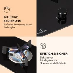 Trifecta 1 Gaskochfeld 1-flammig Starkbrenner Glaskeramik -Haushaltsgerätegeschäft 10039420 de 0005 logo